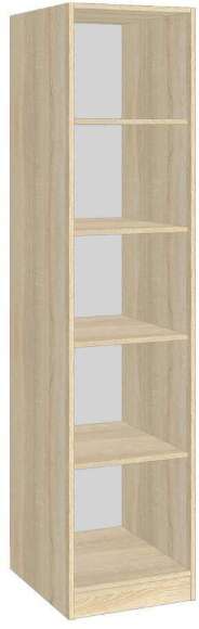 Пенал с антресолью Лена, Дуб сонома, белый. Комплект 2 Пенал с антресолью Лена, Дуб сонома, белый. Комплект 2