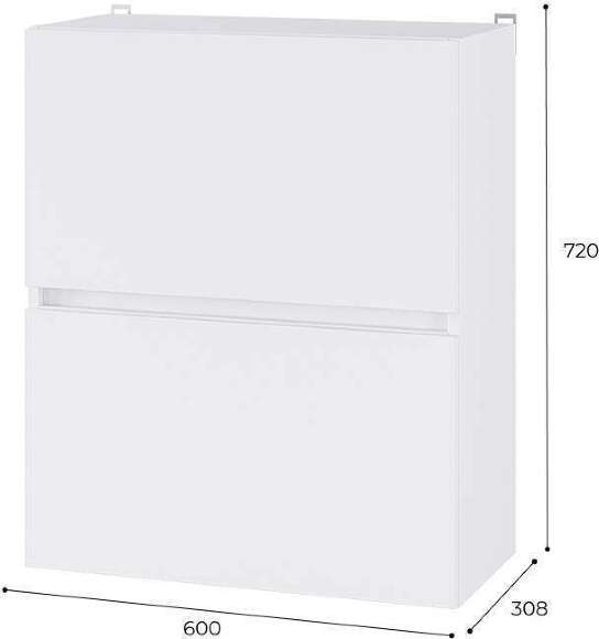 Верхний шкаф 600 мм 6в2 Арника Лайт