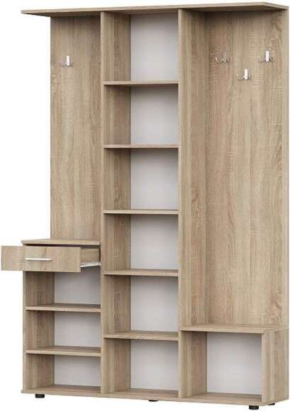 Прихожая ПР 1 / Дуб Сонома/Белый