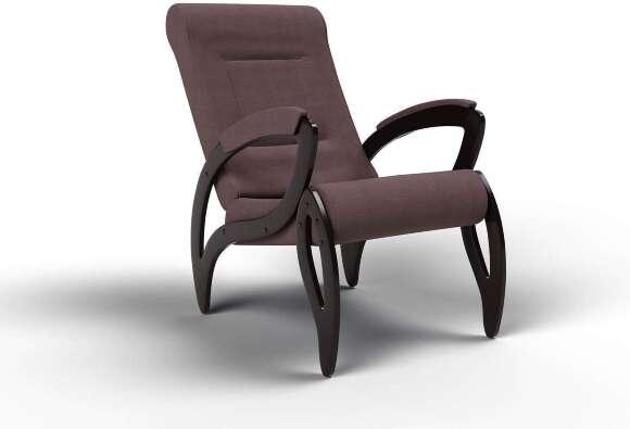 Кресло Зельден Черный / Кофе с молоком