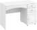 Стол письменный Италия ИТ-15 +ИТ-15А белое дерево Стол письменный Италия ИТ-15 +ИТ-15А белое дерево