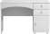 Стол письменный Италия ИТ-15 +ИТ-15А белое дерево Стол письменный Италия ИТ-15 +ИТ-15А белое дерево