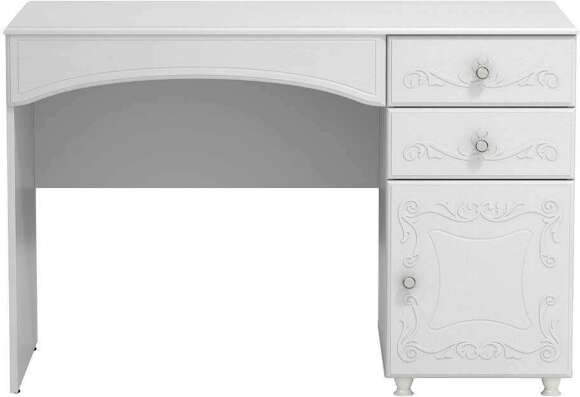 Стол письменный Италия ИТ-15 +ИТ-15А белое дерево Стол письменный Италия ИТ-15 +ИТ-15А белое дерево