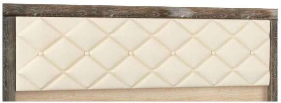 Кровать 160х200 Мадлен с настилом из ДСП (ТЭКС) Дуб Шале мореный