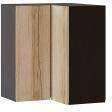 Навесной угловой шкаф Плейона, венге/дуб делано Навесной угловой шкаф Плейона, венге/дуб делано