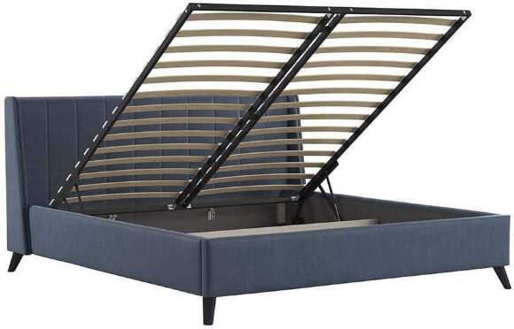 Мелисса кровать 180 Тори 83 серо-синий