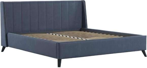 Мелисса кровать 180 Тори 83 серо-синий