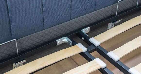 Мелисса кровать 180 Тори 83 серо-синий