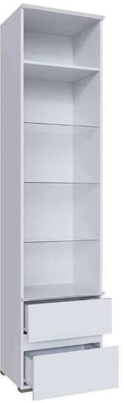 Шкаф-витрина Плейона (ТЭКС) Белый