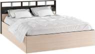 Кровать с настилом ЛДСП Эрика 160х200, венге/дуб молочный Кровать с настилом ЛДСП Эрика 160х200, венге/дуб молочный