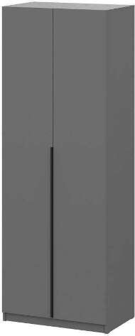 Шкаф распашной ШК 5 (800), Графит