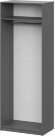 Шкаф распашной ШК 5 (800), Графит