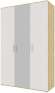 NEXT 11 Шкаф трехдверный Дуб Сонома / Белый