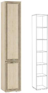 Шкаф-пенал с полками ЛШ-1 Ливорно DOMANI (Дуб Сонома) Шкаф-пенал с полками ЛШ-1 Ливорно DOMANI (Дуб Сонома)