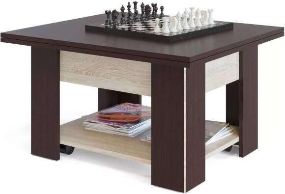 Журнальный стол СЖ-2 венге/дуб сонома (Сокол)