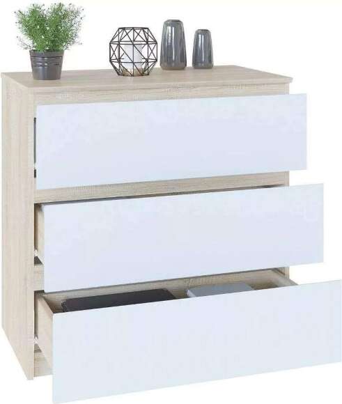Комод Т-2Р Дуб Сонома/Белый Комод Т-2Р Дуб Сонома/Белый