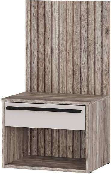 Тумба прикроватная ТБ-11, Дуб смоки, Кашемир