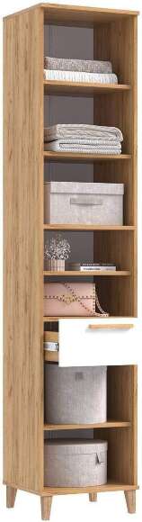 Прихожая Ирис, Браш Вайт, Дуб крафт. Комплект 1 Прихожая Ирис, Браш Вайт, Дуб крафт. Комплект 1