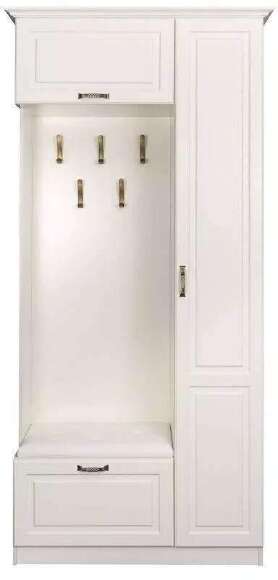 Прихожая Ливерпуль Белый/Ясень ваниль