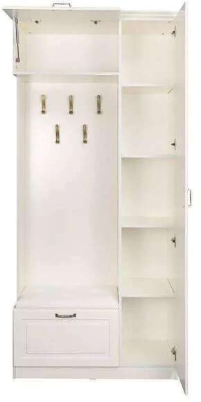 Прихожая Ливерпуль Белый/Ясень ваниль