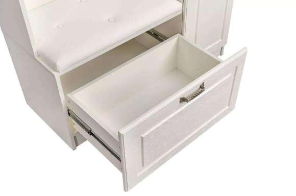 Прихожая Ливерпуль Белый/Ясень ваниль