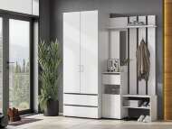 Прихожая Токио 1 / Белый текстурный Прихожая Токио 1 / Белый текстурный