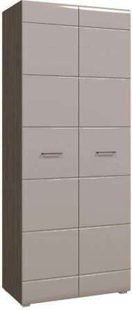 Шкаф распашной Ненси, венге/капучино глянец Шкаф распашной Ненси, венге/капучино глянец