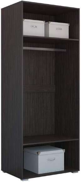 Шкаф распашной Ненси, венге/капучино глянец