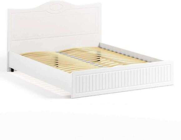 Кровать 1600 Монако МН-9 белое дерево