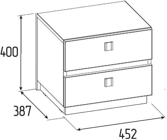Тумба прикроватная Neo 411 (Глазов) Дуб Шавиниган Тумба прикроватная Neo 411 (Глазов) Дуб Шавиниган