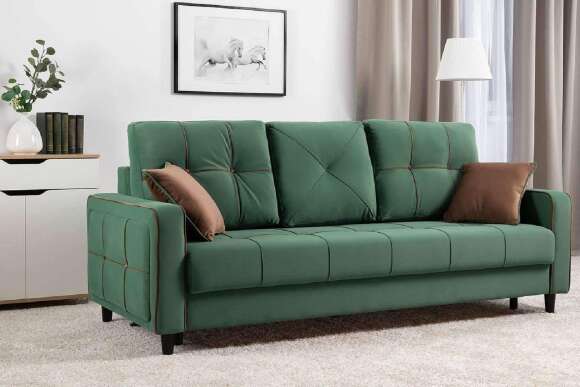 Диван кровать Черри, Зеленый Диван кровать Черри, Зеленый
