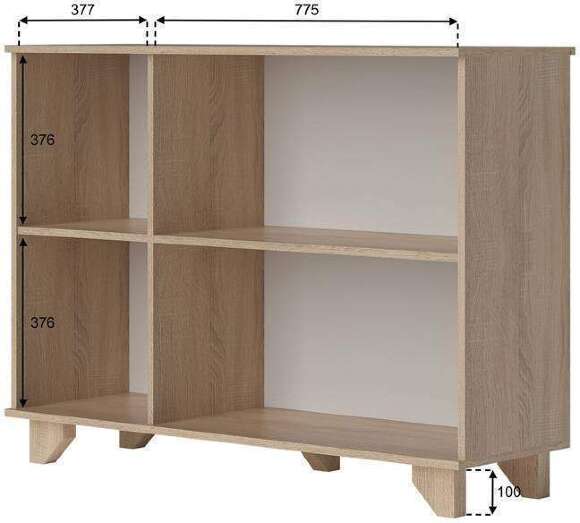 Ньёрд Комод 1200 Дуб Сонома/Черника Ньёрд Комод 1200 Дуб Сонома/Черника