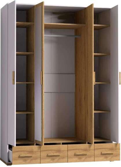 Шкаф для одежды и белья Айрис 555, дуб Шкаф для одежды и белья Айрис 555, дуб