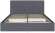 Кровать с латами Соло 160*200, Графит Кровать с латами Соло 160*200, Графит
