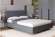 Кровать с латами Соло 160*200, Графит Кровать с латами Соло 160*200, Графит