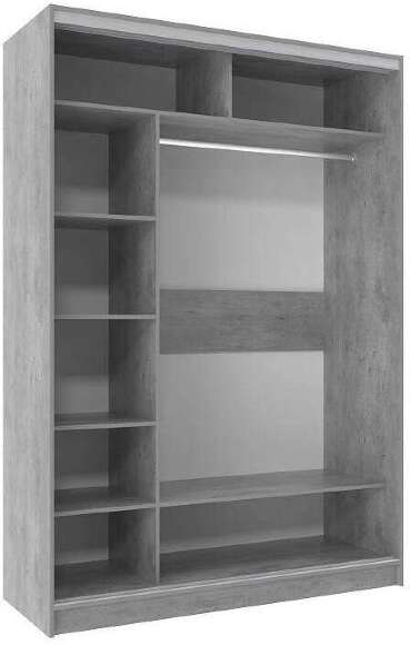 Шкаф-купе двухдверный 1600 Домашний Atelier светлый