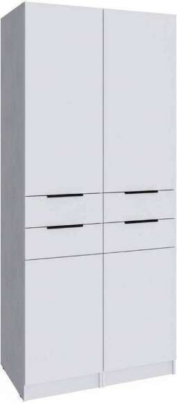 Мадрид Гардеробная система 1м, Белый