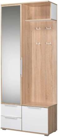 Куба Шкаф комбинированный 10.14 дуб сонома/белый Куба Шкаф комбинированный 10.14 дуб сонома/белый