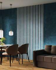 Комплект декоративных реек 30х22, белый Комплект декоративных реек 30х22, белый