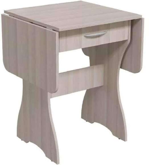 6-02.120 Стол обеденный раскладной с ящиком Ясень