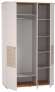 60.01 шкаф для одежды Бора Кашемир/Дуб Вотан
