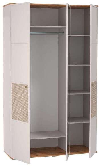 60.01 шкаф для одежды Бора Кашемир/Дуб Вотан