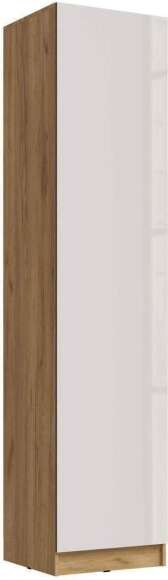 Пенал Роджина дуб крафт / белый глянец