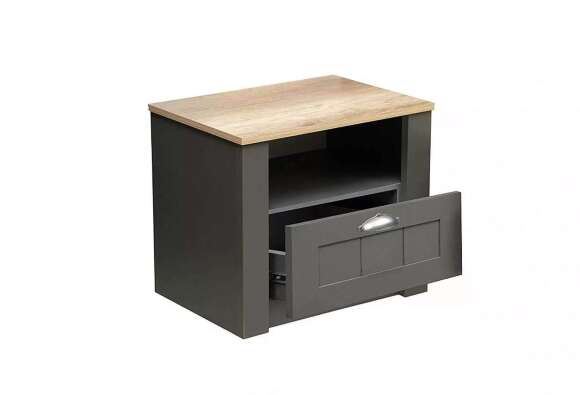 Тумба прикроватная Прованс (Олмеко) 37.16 серый