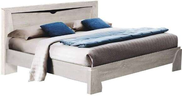 Кровать с настилом Лючия 33.08 (1200), Бетон пайн белый, Венге