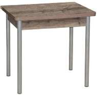 Эко 80х60 стол обеденный раскладной / велингтон/металлик