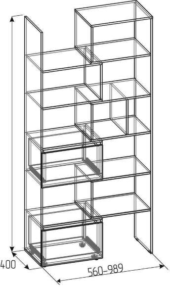 Стеллаж-трансформер Лойс 95 (Глазов)