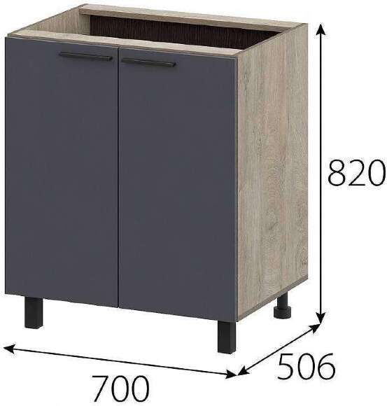 КГ Этна Стол-рабочий 7с2 Софт Графит