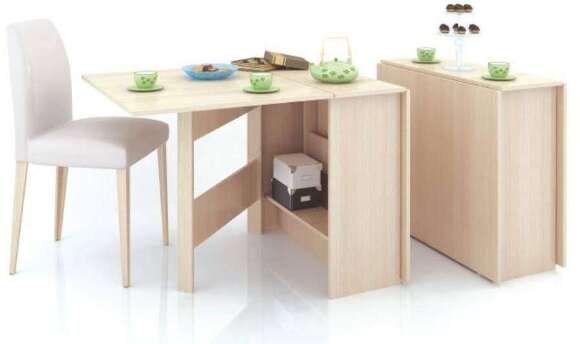 Стол-книжка раскладной ТЭКС (Дуб молочный) Стол-книжка раскладной ТЭКС (Дуб молочный)