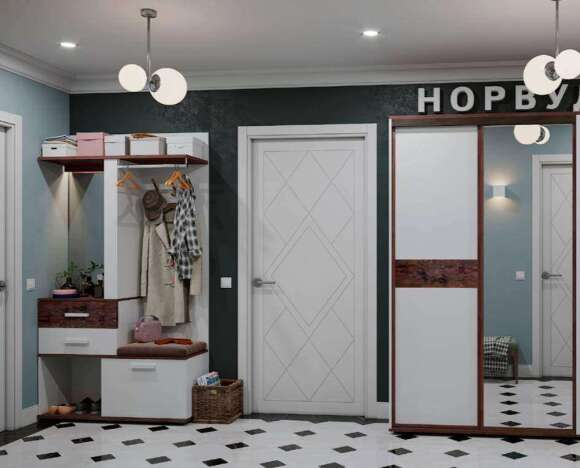 Шкаф с вешалкой Норвуд 70 Глазов-мебель